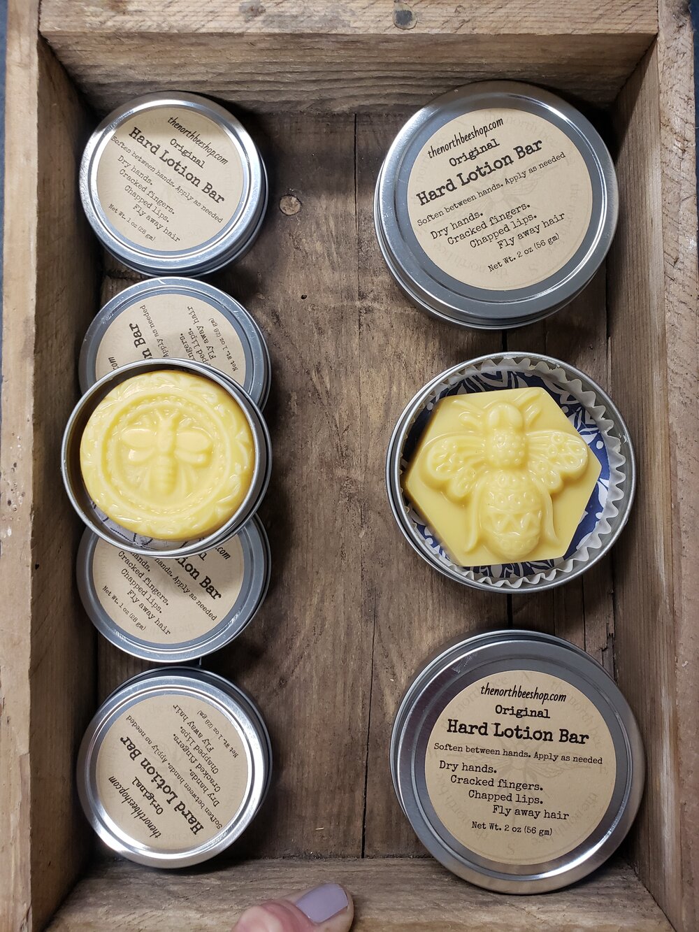 Scented Beeswax Hard Lotion Bar — THE NORTH BEE