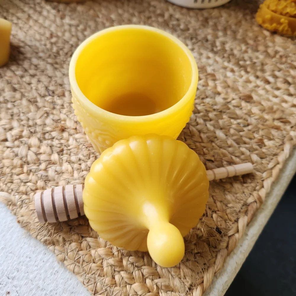 Beeswax Honey Pot 100% Beeswax — THE NORTH BEE