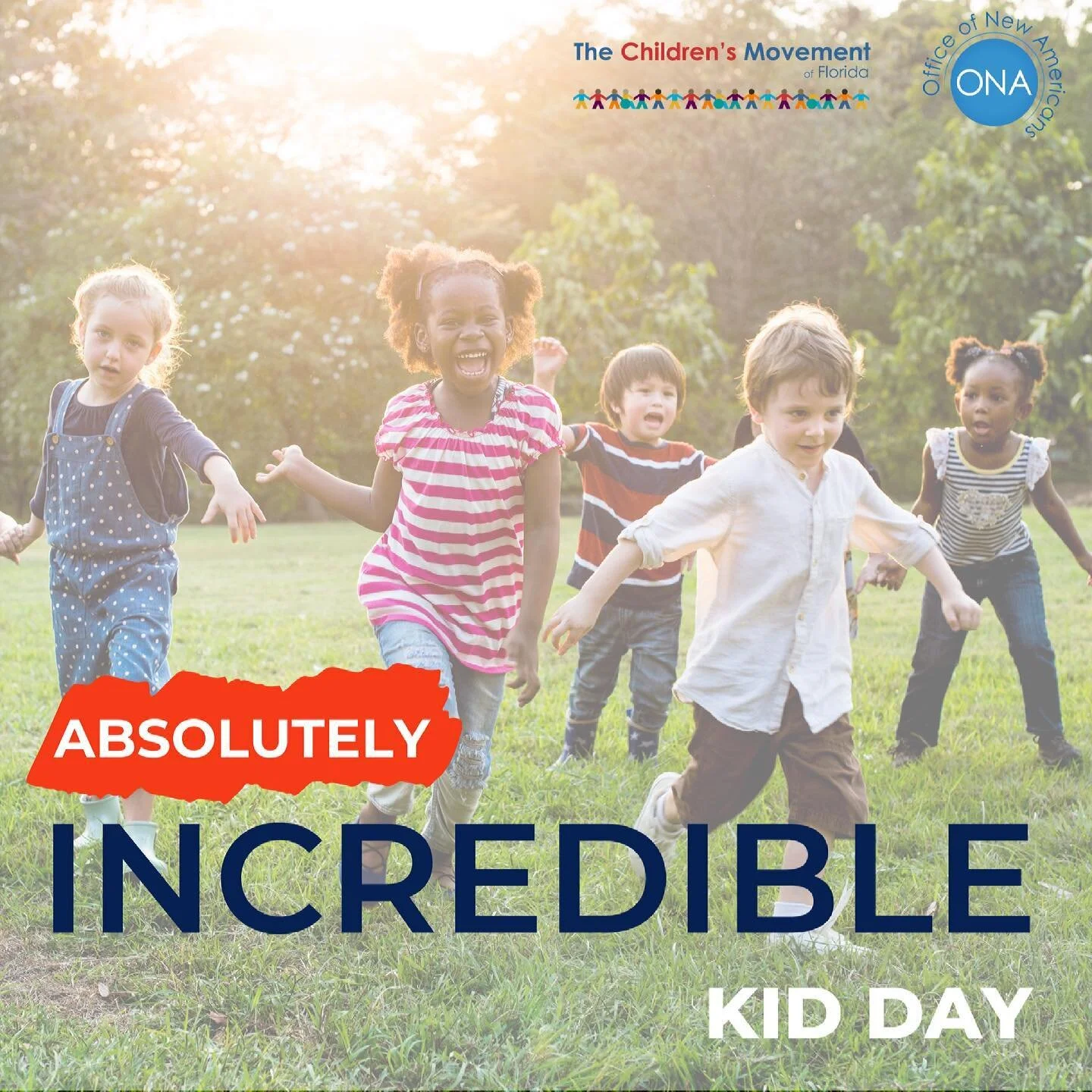On this #AbsolutelyIncredibleKidDay, we are proud to announce our partnership with @childmovementfl, a nonpartisan movement advocating for high-quality early learning opportunities, access to children&rsquo;s health care, and parent support programs in Florida. Learn more about the actions they are taking to create a better future (link in bio).