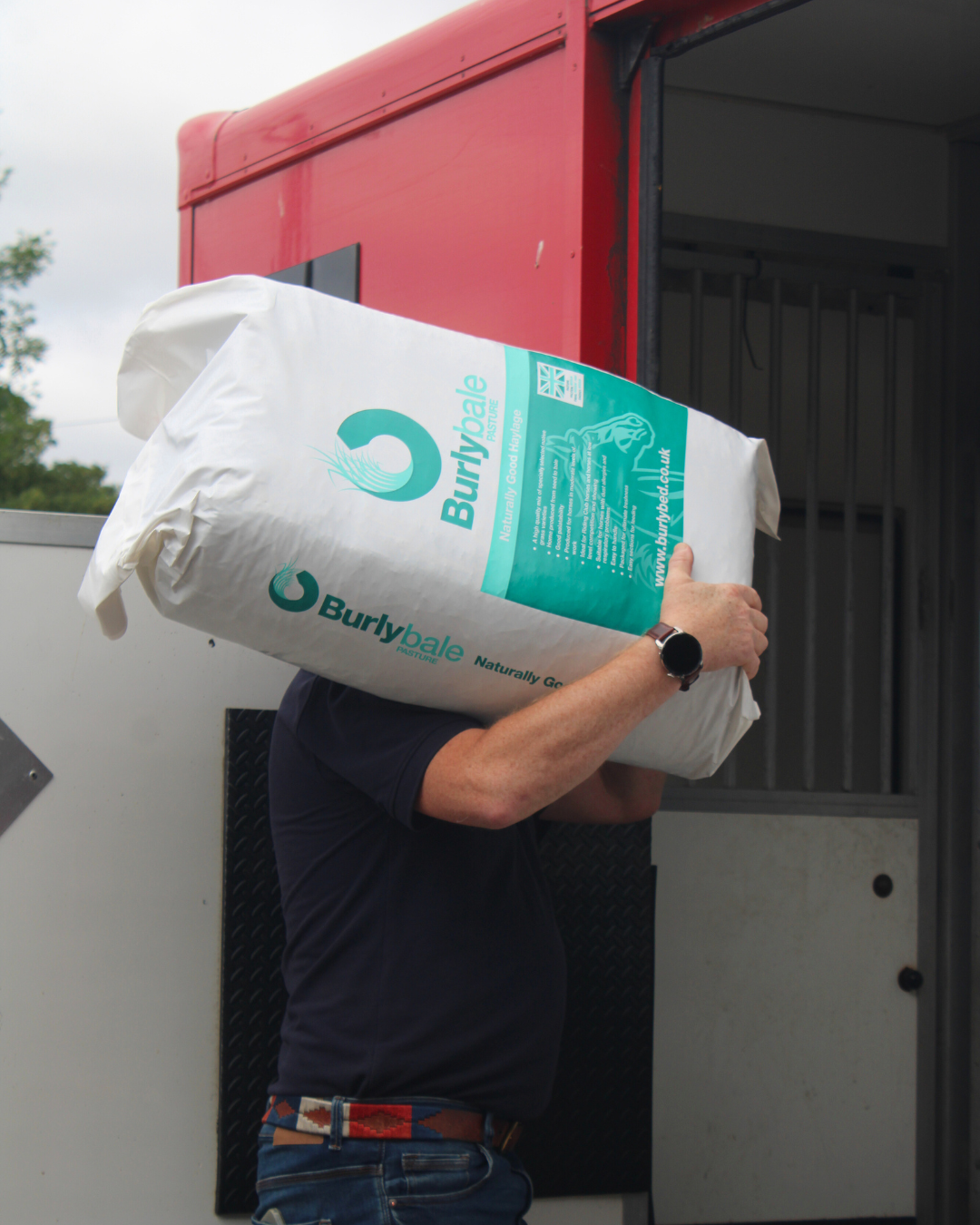 Packaging design and product photography for Burlybale haylage