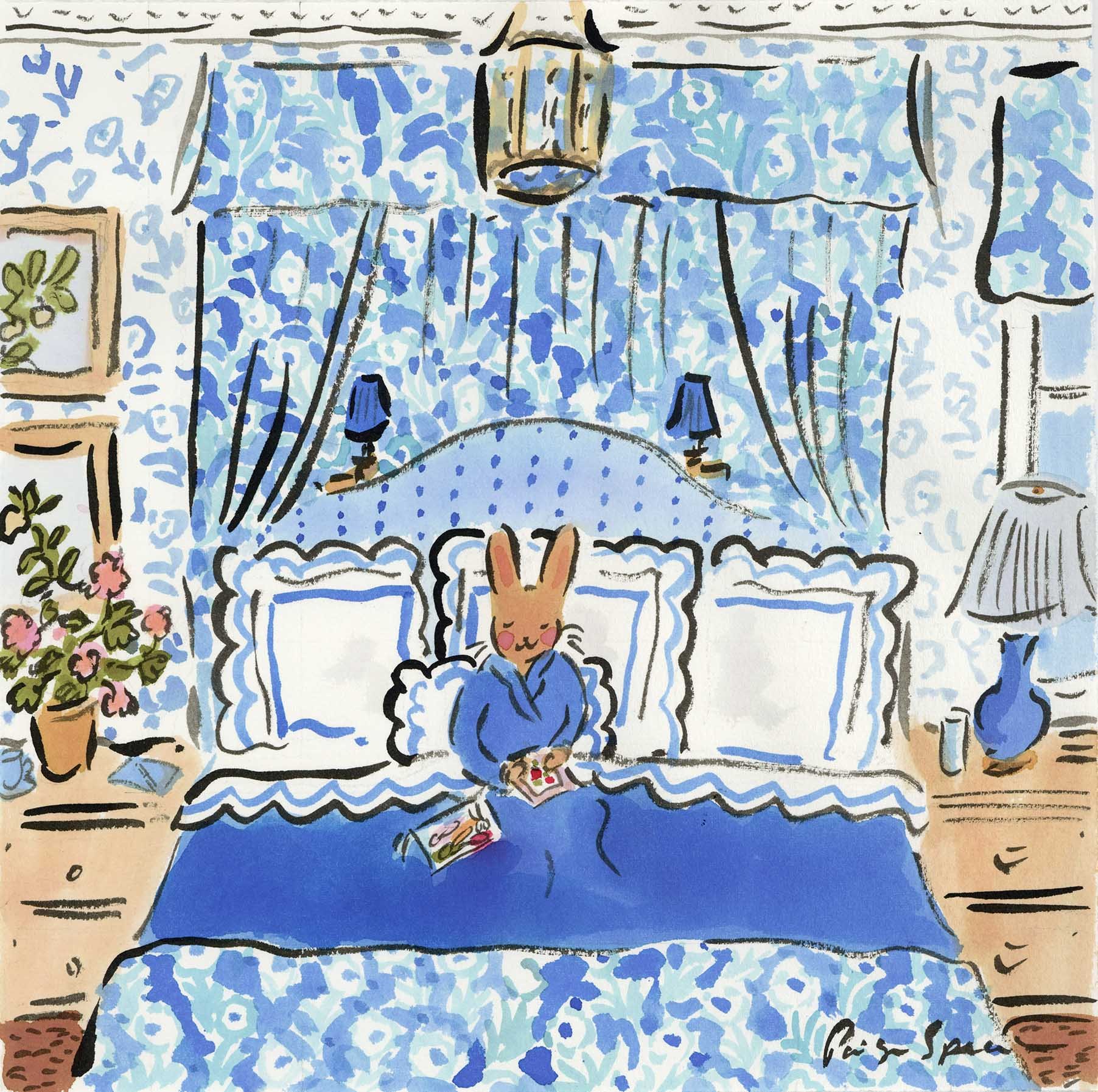 Azure Blue Bedroom (SOLD)