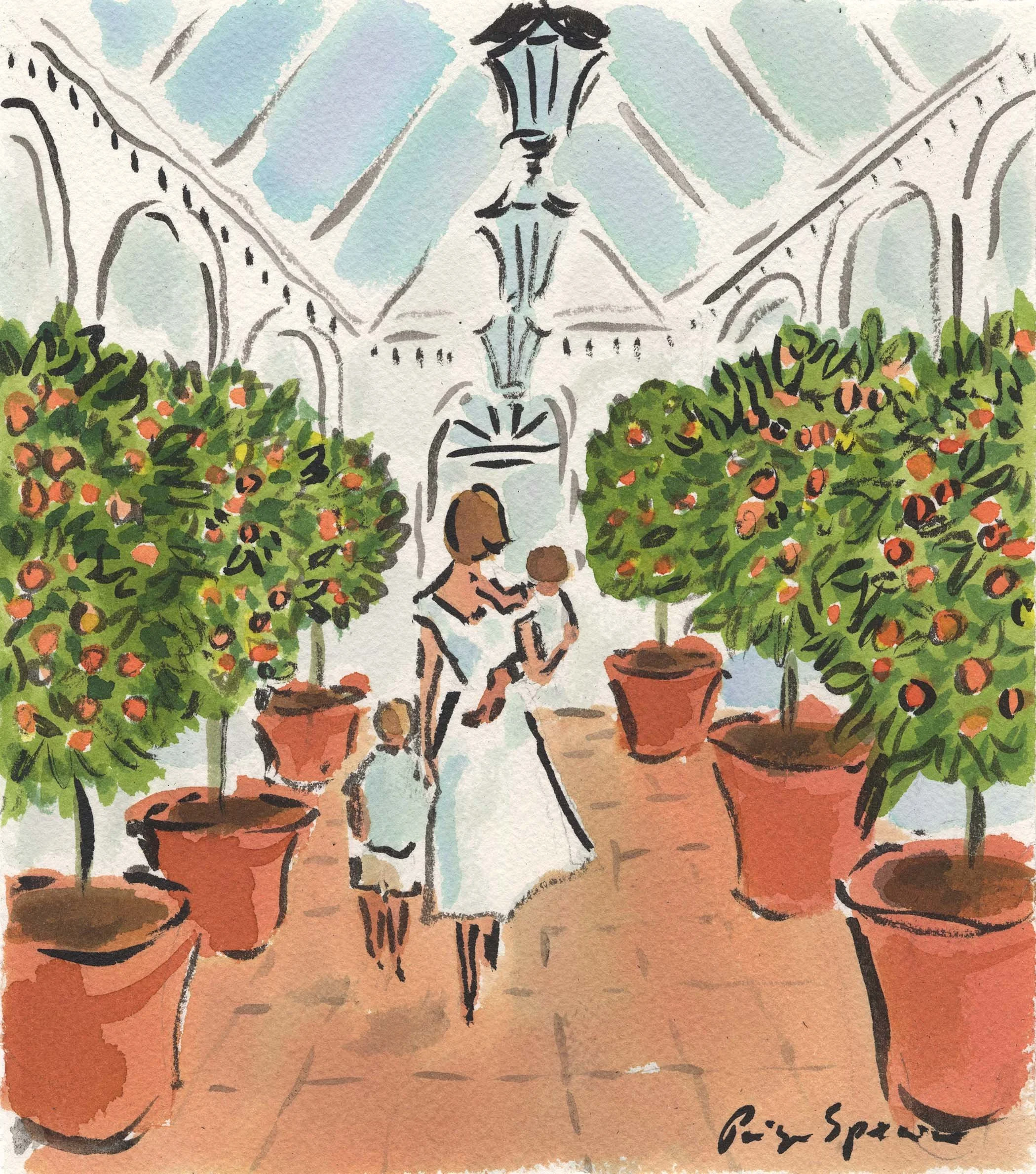 Orangery Print 8 x 9