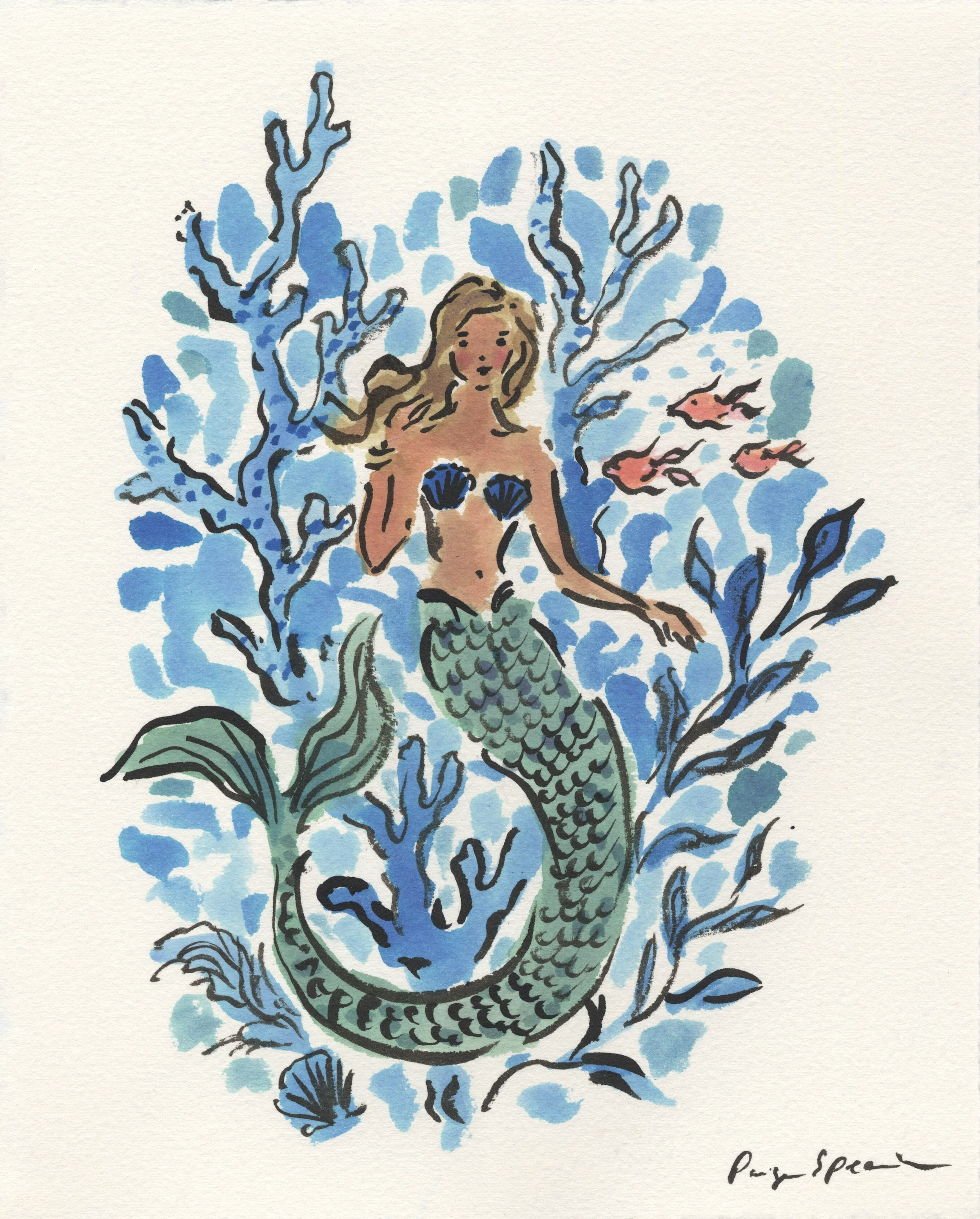 Simmer Siren Print 7 x 9