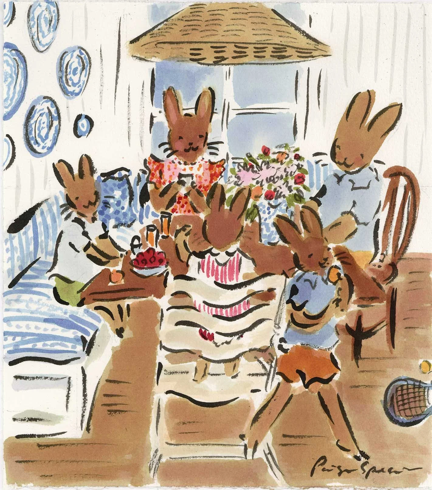 bunniesatbreakfasttable.jpg