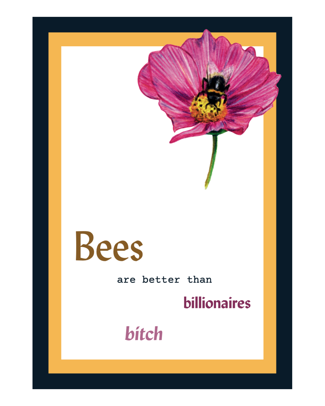 Ansichtkaart 'Better than Billionaires'