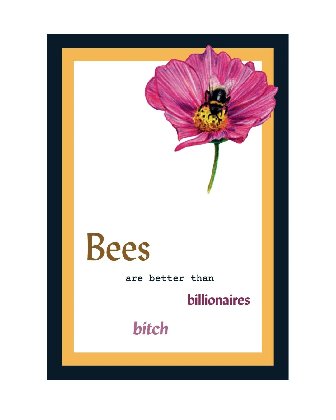 Ansichtkaart 'Better than Billionaires'