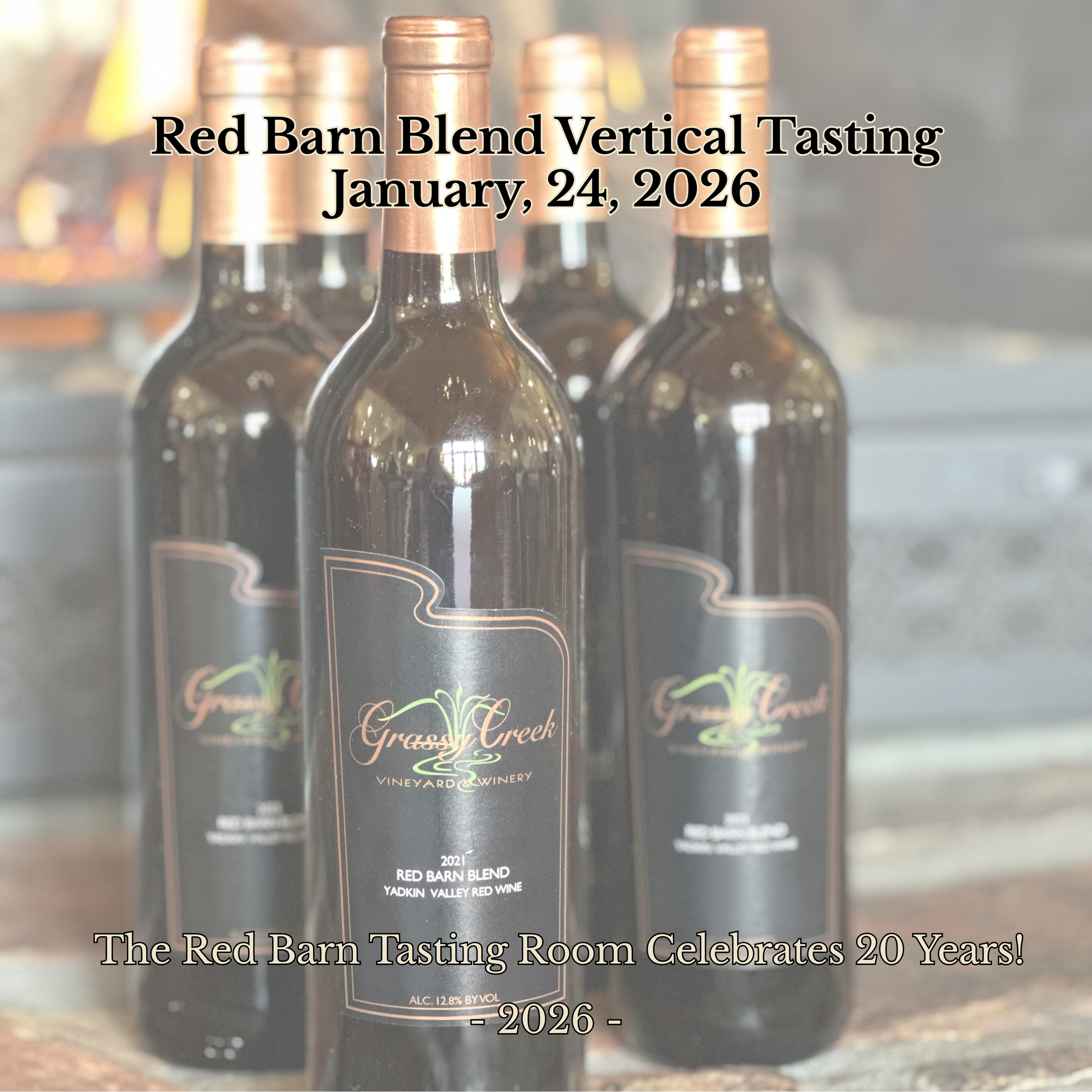 Red Barn Blend Vertical Tasting