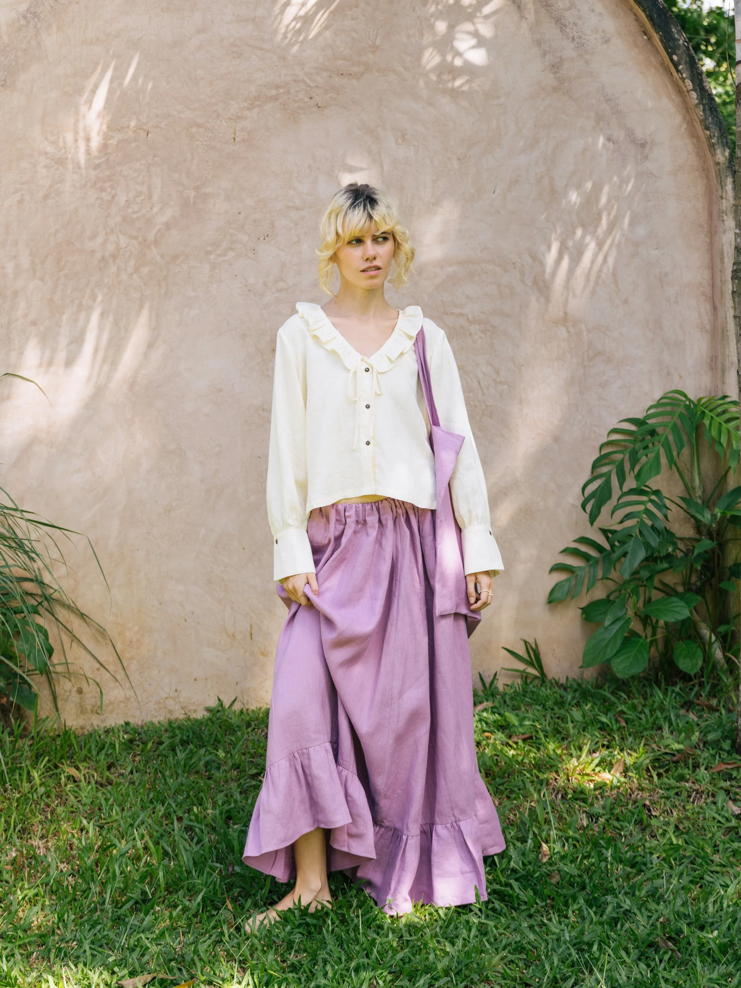 meet rosewood pink ✿

alongside a new shade in our linen colour palette, we&rsquo;re also welcoming a new silhouette, the Ruffle Hem Maxi Skirt in Linen!

light, flowing, &amp; designed to move beautifully with you ☼