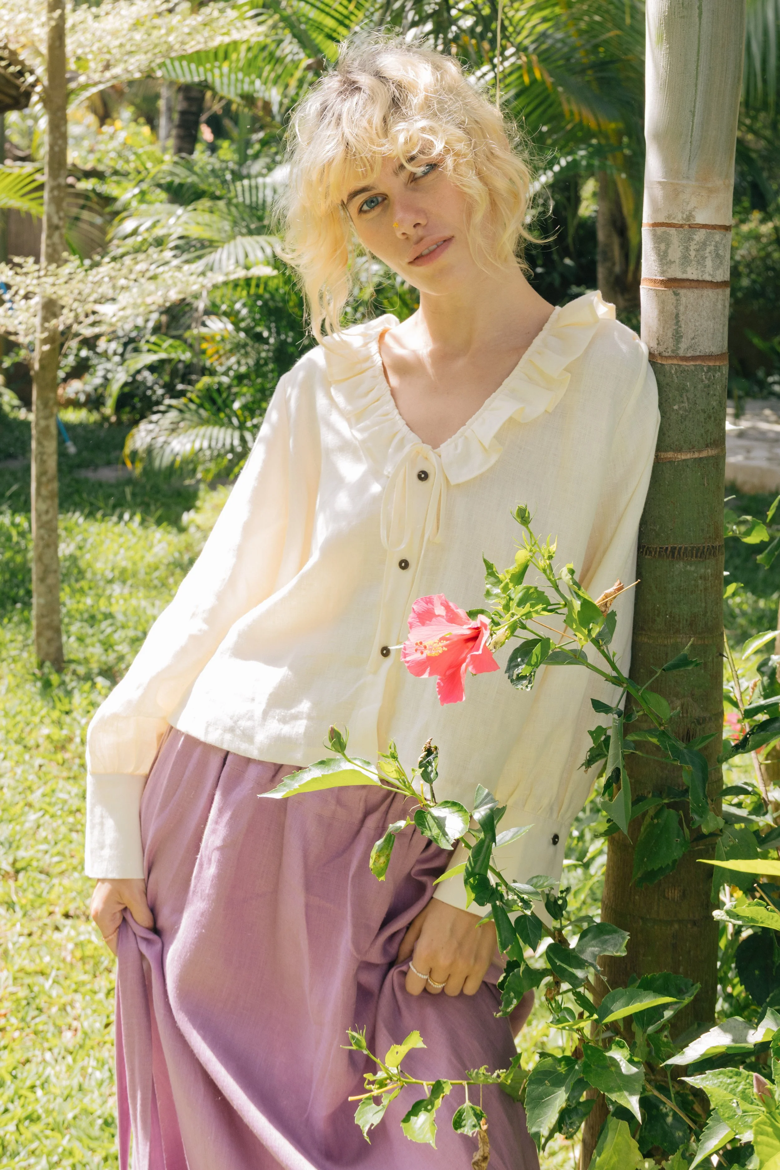 sun-and-her-ruffle-collar-linen-shirt-butter-yellow-front.jpg