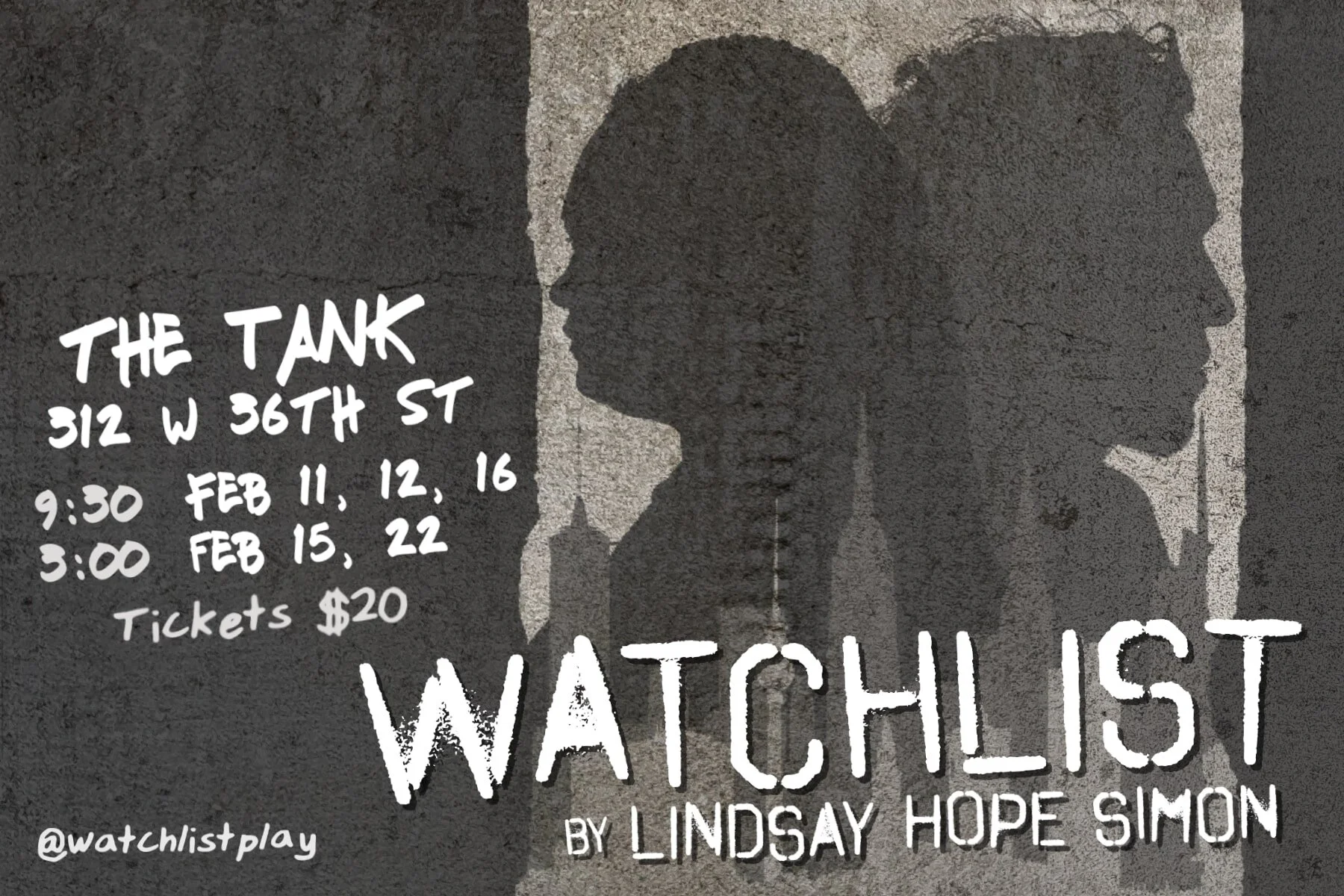 Watchlist postcard