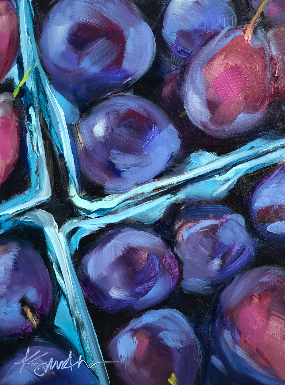 Luscious Plums — Kim Smith Fine Art