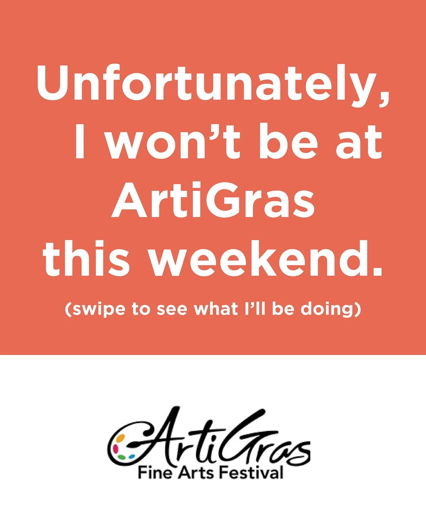 I won&rsquo;t be making it to the ArtiGras Fine Arts Festival in Palm Beach Gardens this weekend (February 15-16, 2026). With everything that&rsquo;s been going on, the trip just felt like too much&mdash;too far from home, too unhinged given all we&r