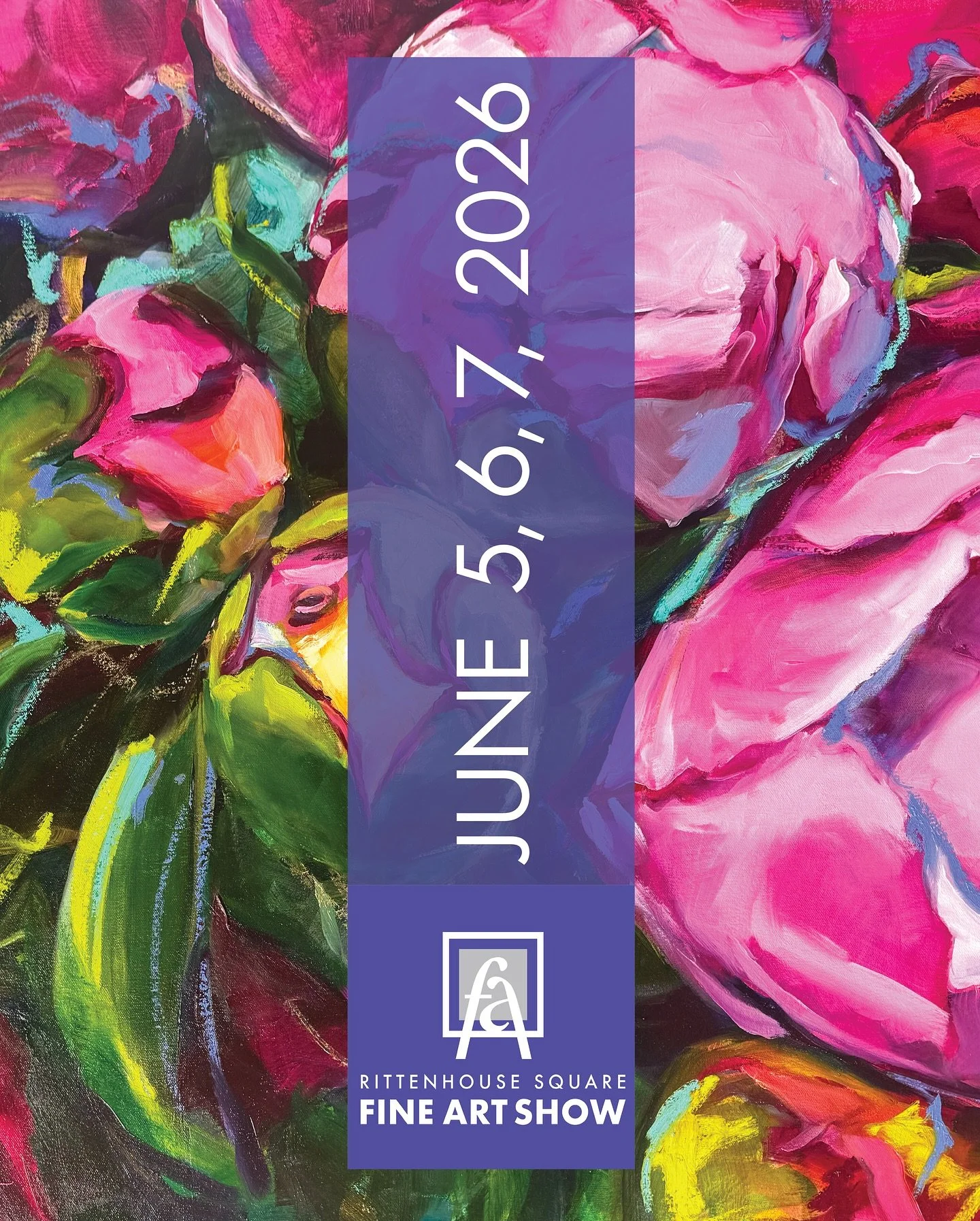 Hope to see you at the Rittenhouse Square Fine Art Show this weekend! I will be there June 5-7, 2026, Fri &amp; Sat 11-6, Sun 11-5! Booth #106. #inspiringart #phillyart #creativelifehappylife @rittenhousesquareart