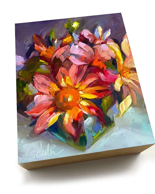kim smith fine art_original oil painting_cosmos_just like falling in love_6x8x2_angled_1.jpg