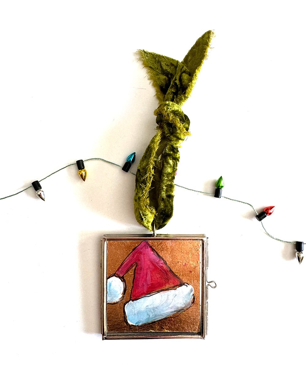 kim smith fine art_original ornament_santa hat_flatlay_cropped.jpg