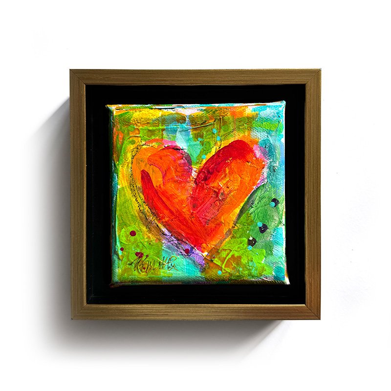 kim smith fine art_original oil painting_heart_sweetheart_framed.jpg