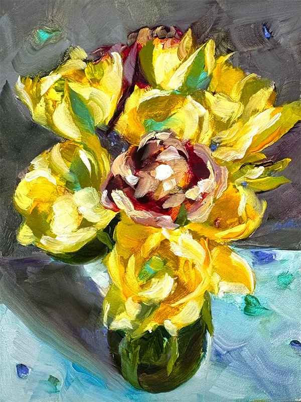 kim smith fine art_original oil painting_tulips_in good company_6x8x2_cropped.jpg