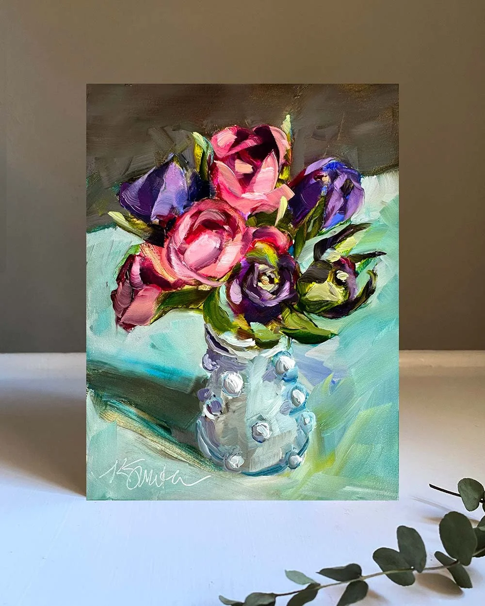 kim smith fine art_original oil painting_ranunculus_presence_6x8x2_insitu-Recovered-Recovered.jpg