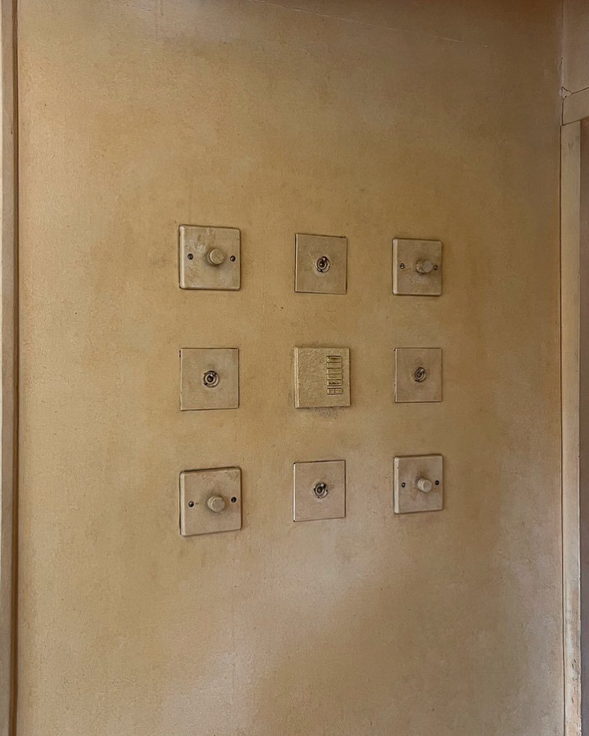 light switches at the Cosmic House @jencksfoundation