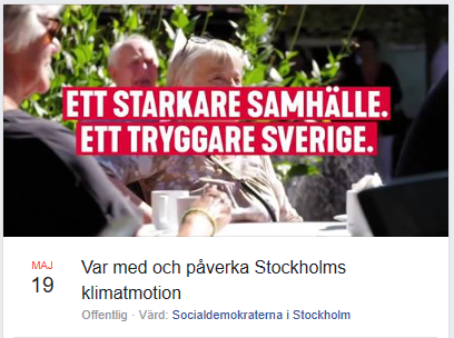 Klimatsossarna tipsar: Var med och påverka Stockholms klimatmotion