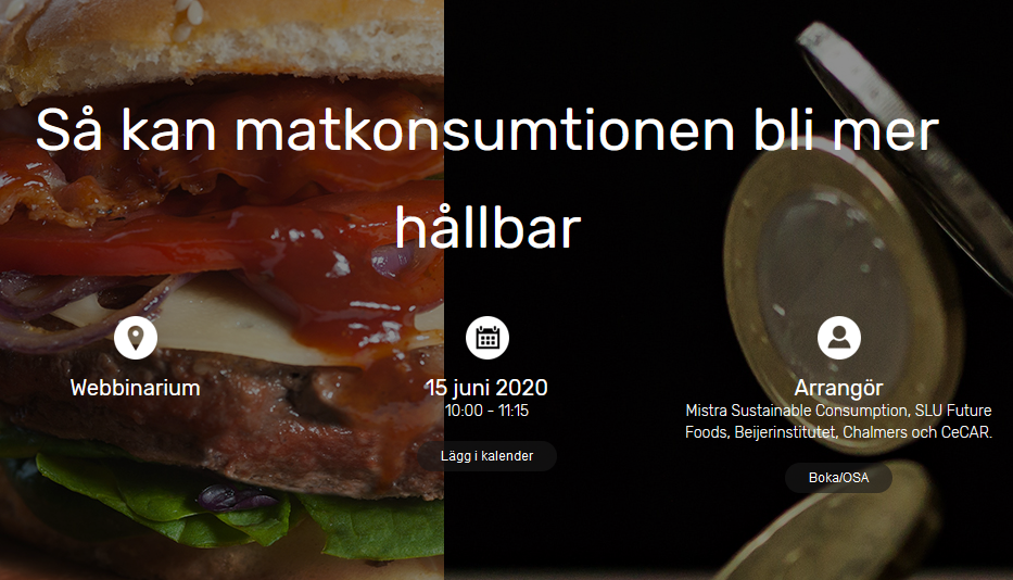 Klimatsossarna tipsar: Så kan matkonsumtionen bli mer hållbar