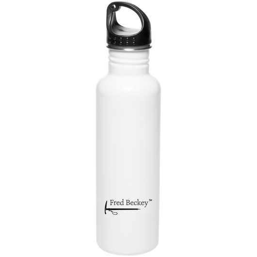 FRED BECKEY STAINLESS WATER BOTTLE BACK LOGO.jfif