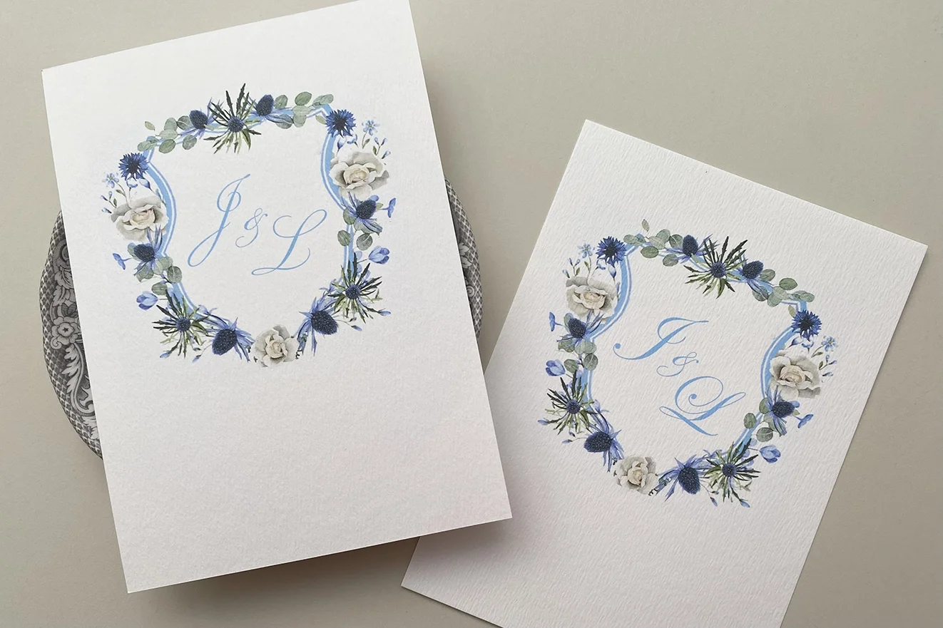 Bespoke floral crest