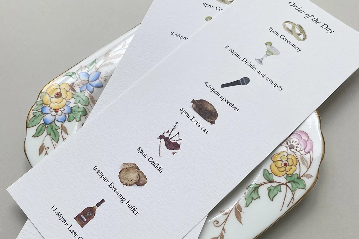 Watercolour order of the day