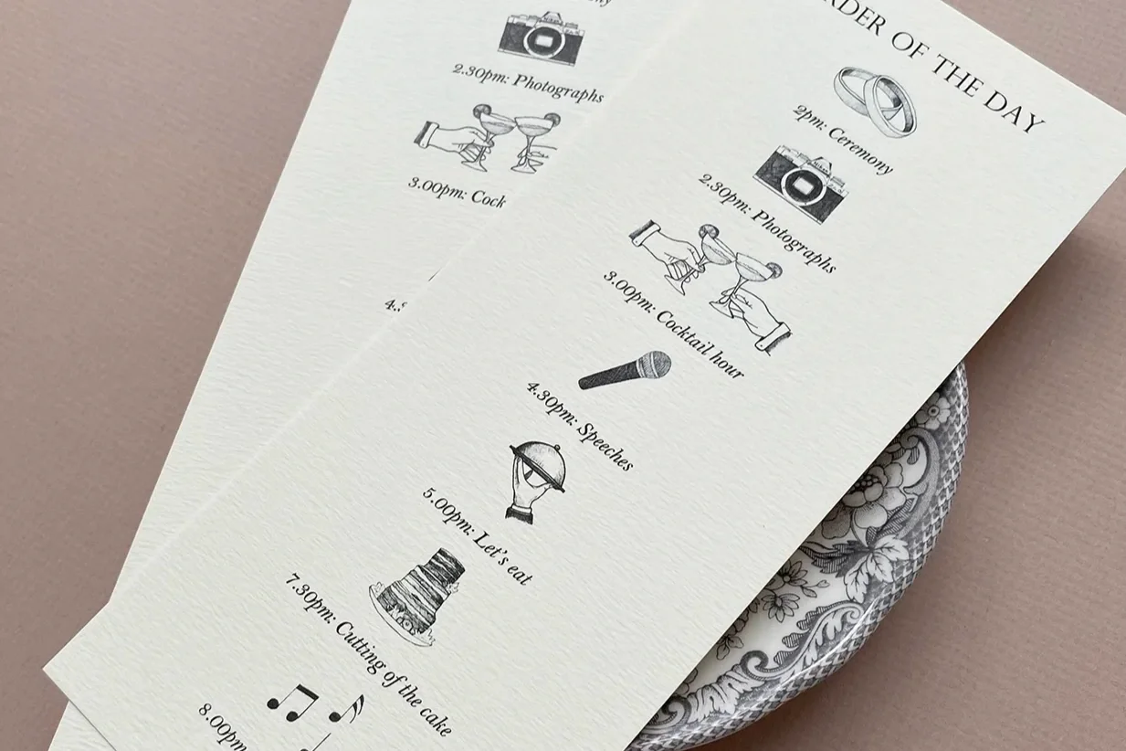 Ink order of the day