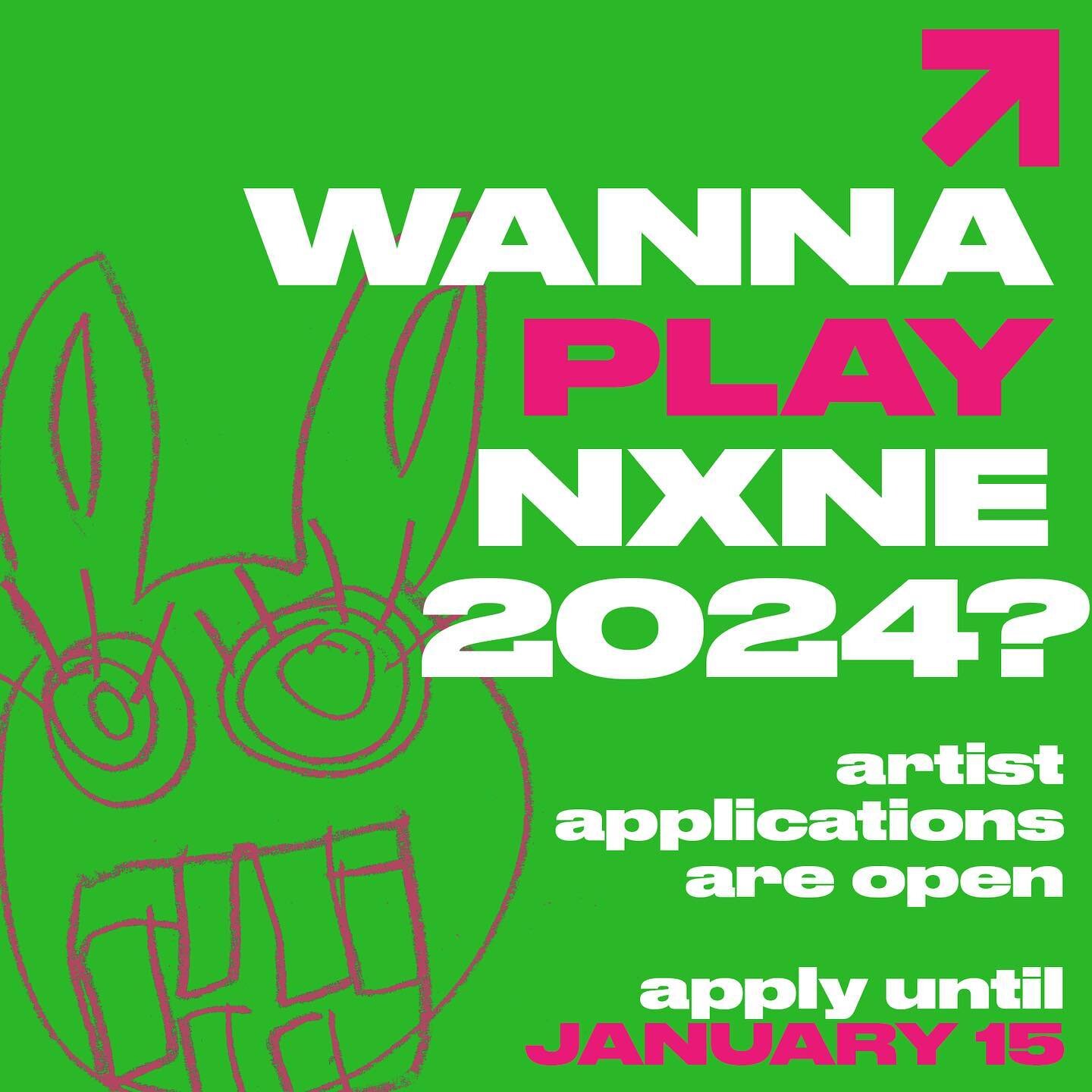 Calling all musicians! Artist applications are LIVE 🎵 Apply now to be part of the most epic NXNE lineup ever! Click the link in our bio and show us what you&rsquo;ve got! 🔥