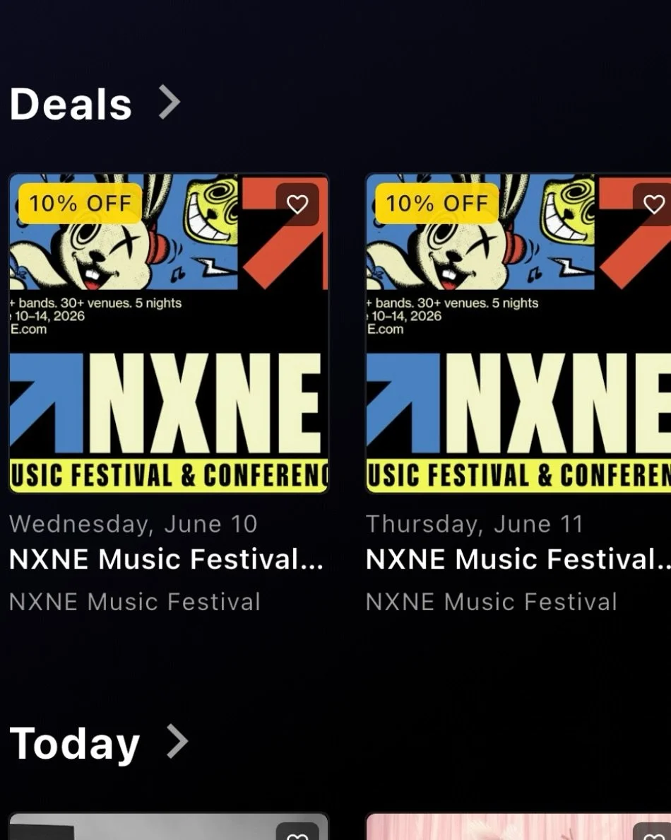 Exciting announcement &ndash; NXNE has officially partnered with @discotechapp to offer you Discovery Passes at a discounted rate!

Download the Discotech app today and get 10% off Canada&rsquo;s best discovery music festival &ndash; 300+ artists. 30