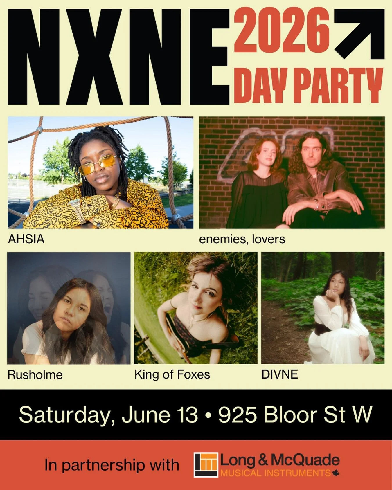 NXNE 2026 Day Party is back!

Join us outside of Long &amp; McQuade on Saturday, June 13 for an afternoon of amazing NXNE artists, sunshine, and special surprises. 👀

Oh, and did we mention it&rsquo;s FREE?

#nxne2026