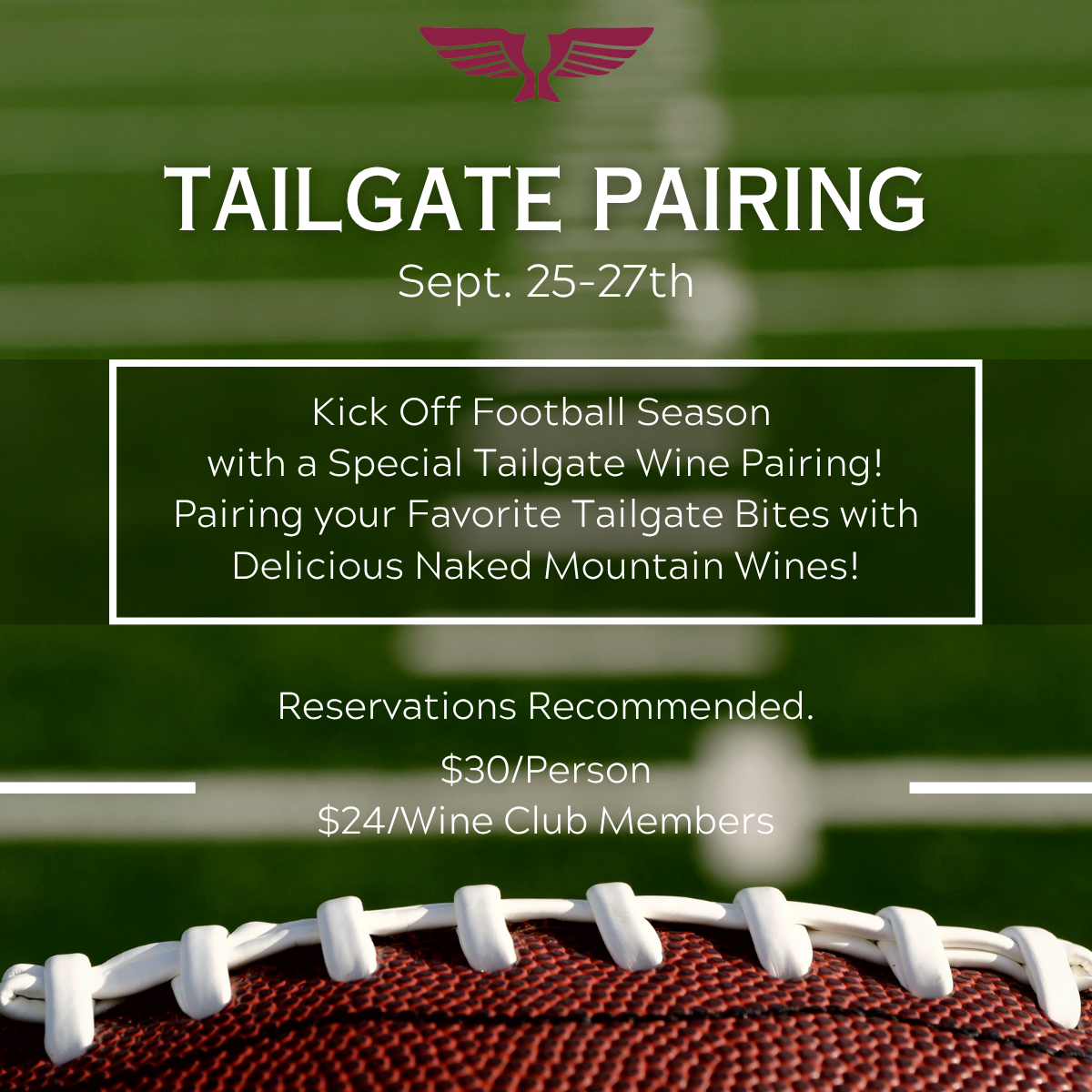 TAILGATE Wine Pairing