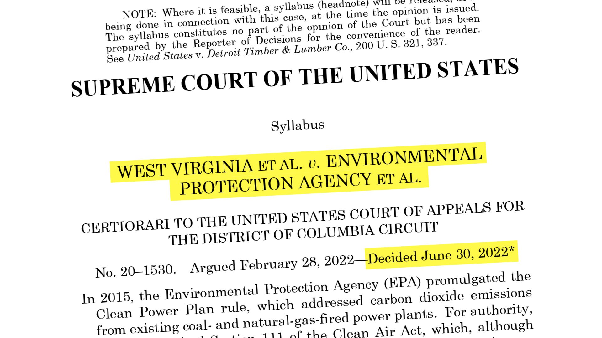 Reigning Supreme: EPA
