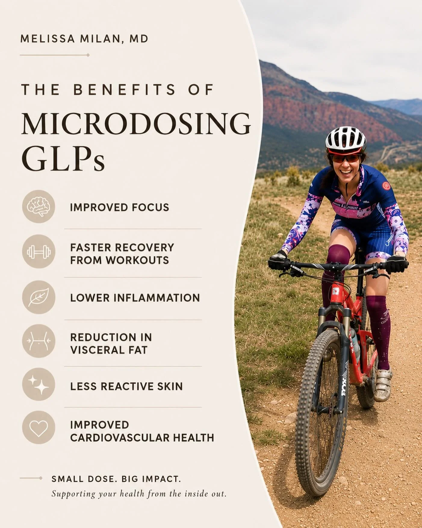I have been LOVING how well my patients are doing on GLP microdosing! This is off-label use where patients take lower-than-standard dosing of semaglutide (GLP-1), tirzepatide (GLP-2), or retatrutide (GLP-3). The purpose is to get the benefits of GLPs
