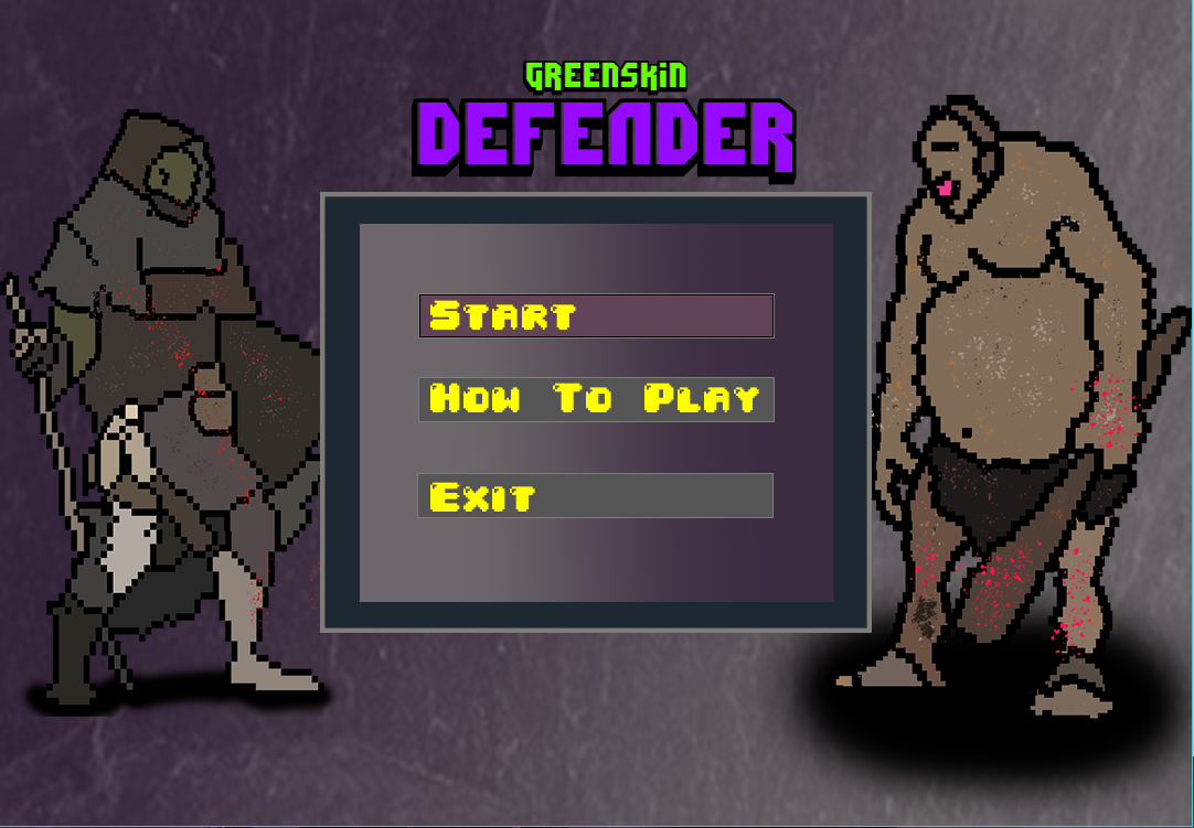  Greenskin Defender is a tower defense game created using processing. The Greenskin army is after your precious jewel, use the magic towers to see how long you can defended it against waves of enemies. 