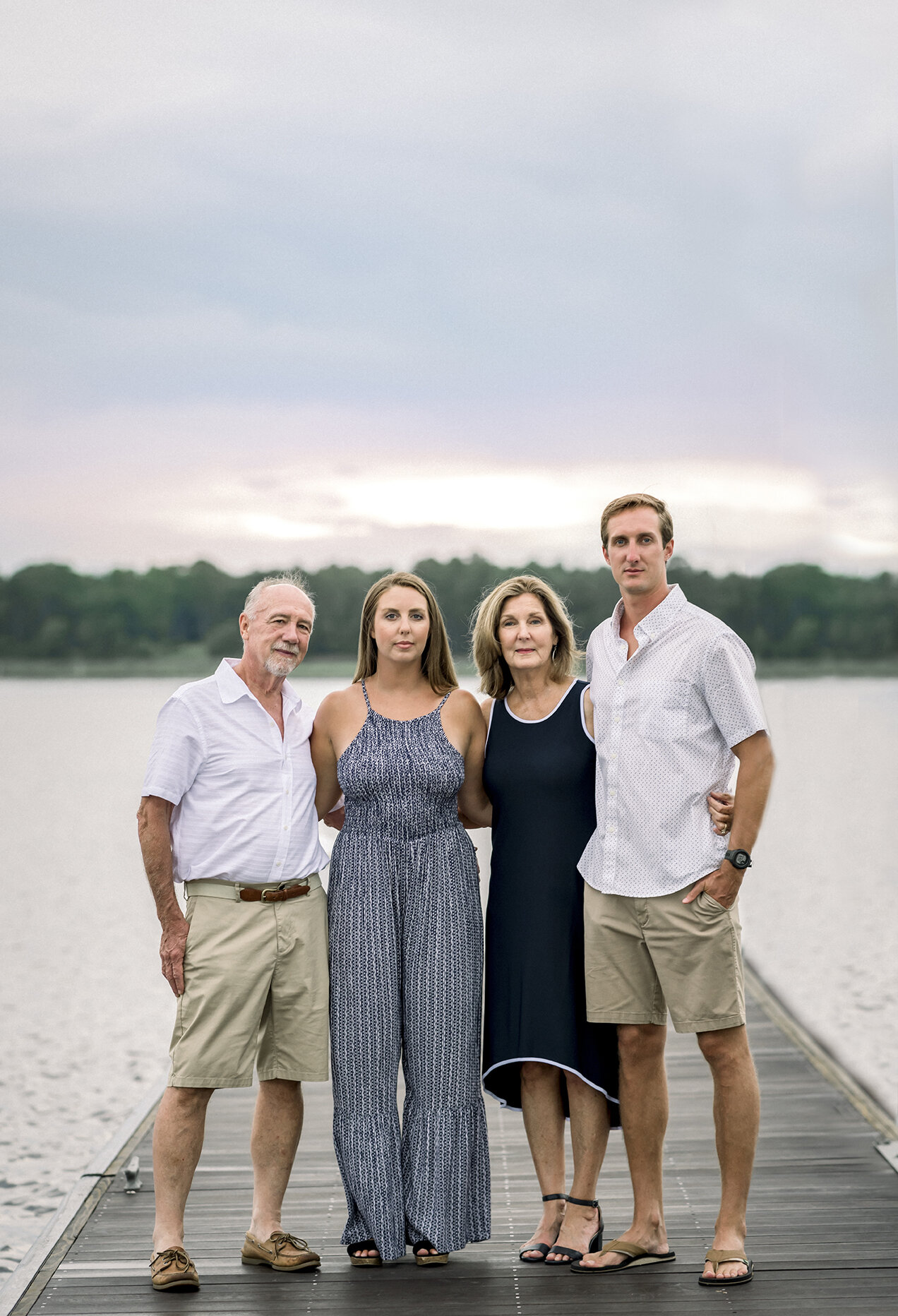 Family by the Cape Fear River