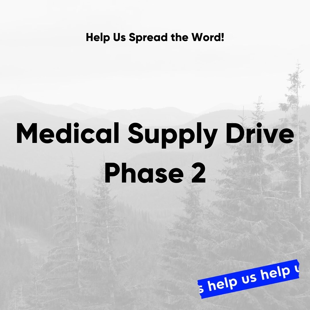 Get ready for Phase 2 of our Medical Supply Drive starting MONDAY, JUNE 13th. Please share to spread the word! If you are interested in volunteering, contact danylo@helpushelp.charity or anka@helpushelp.charity 

#HelpUsHelp #StandWithUkraine #Ukrain