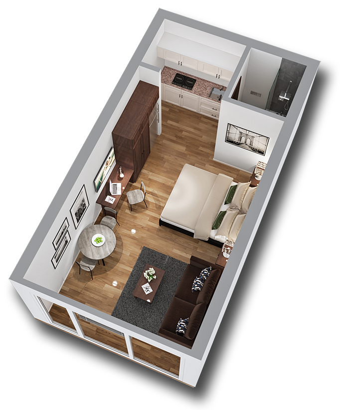 Floor Plan of Standard MicroSuite