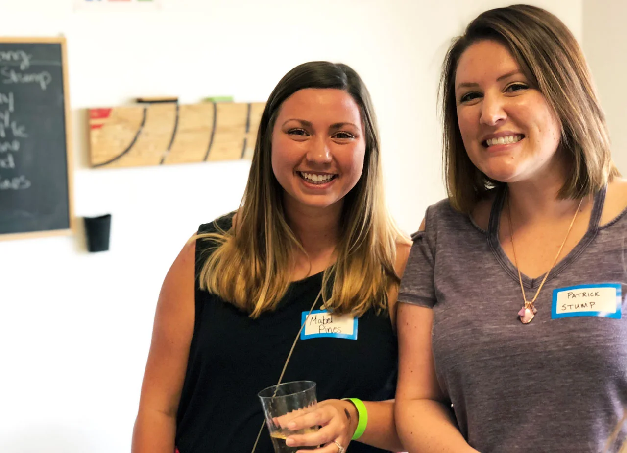 Holly Tolbert and Emily Meyers Town Hall