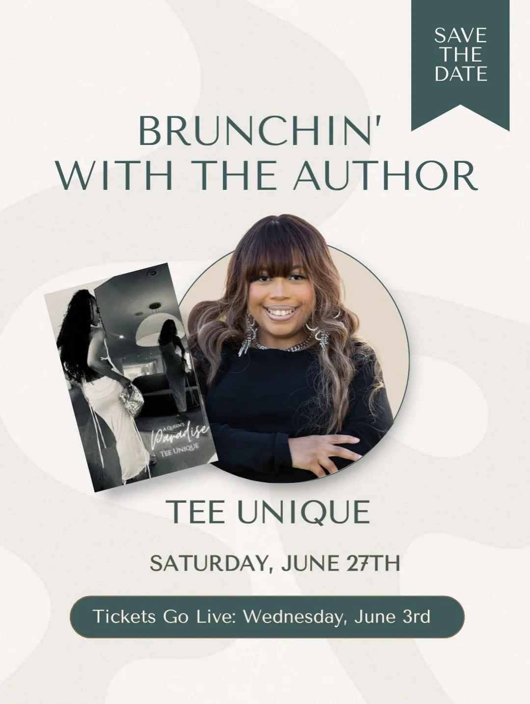 Kicking off summertime with Brunchin&rsquo; with the Author ✨

What&rsquo;s Brunchin&rsquo; with the Author?
An intimate brunch experience where readers and authors are able to connect and commune. Providing a space for BIPOC authors to be seen. Each