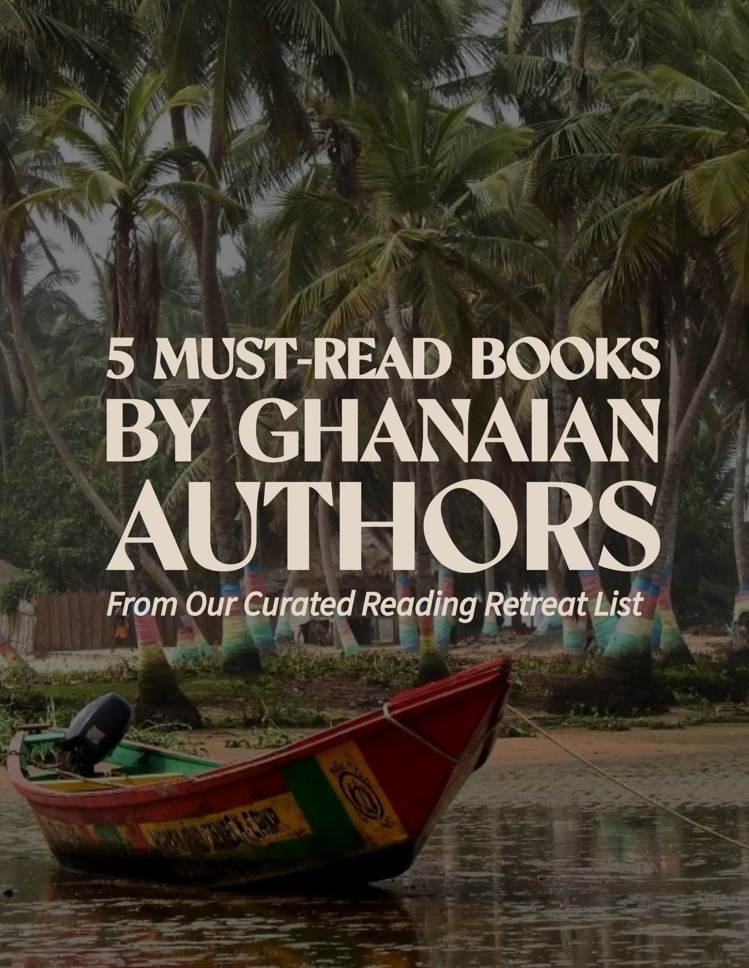 Just a look into the curated reading list for the Ghana Reading Retreat I&rsquo;m hosting in March!

Each attendee will receive a reading list of Ghanaian authors to read before the trip (suggested - not required) so you can get familiar. We&rsquo;ll