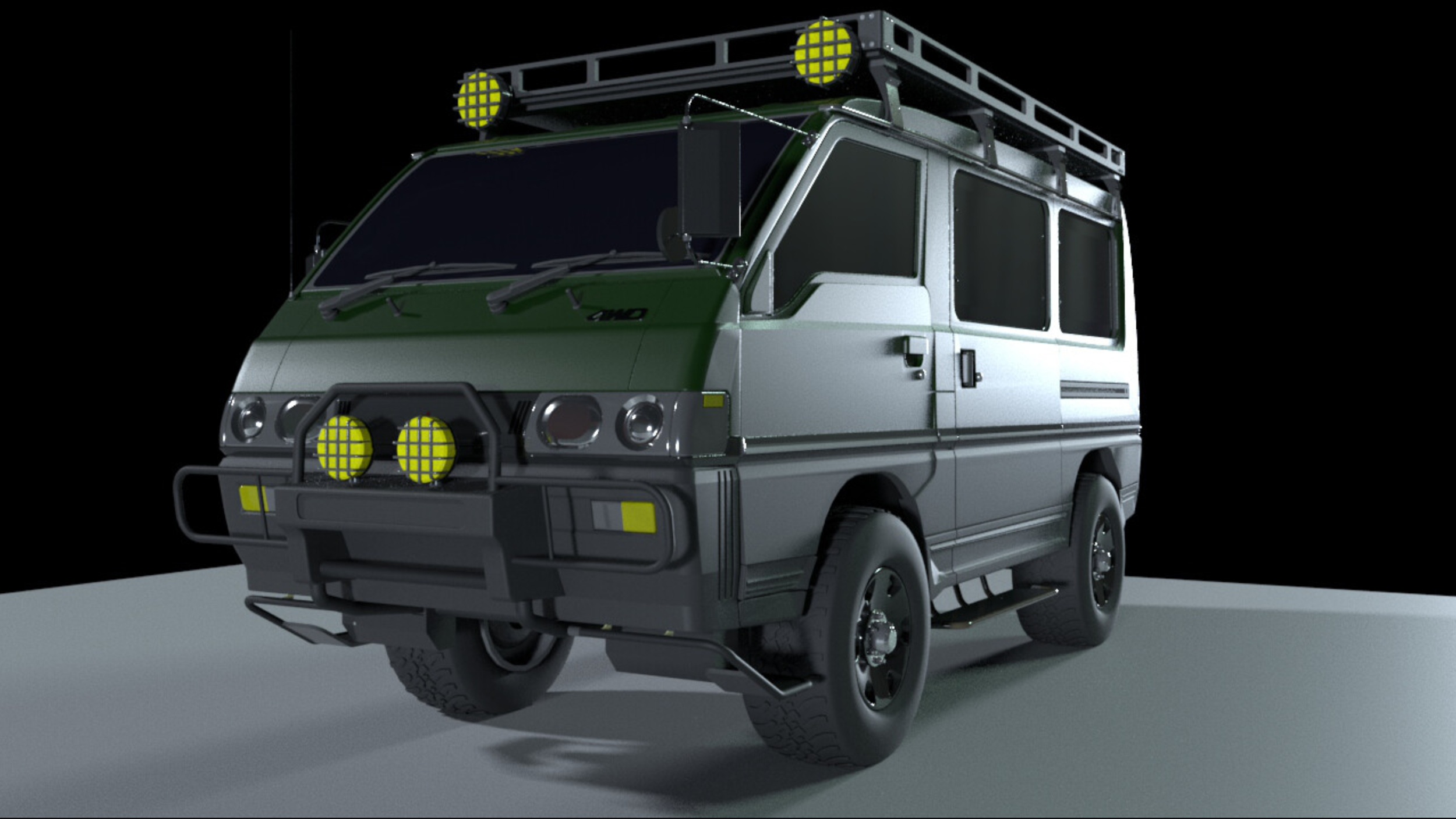 Custom 3D rendering of Starla