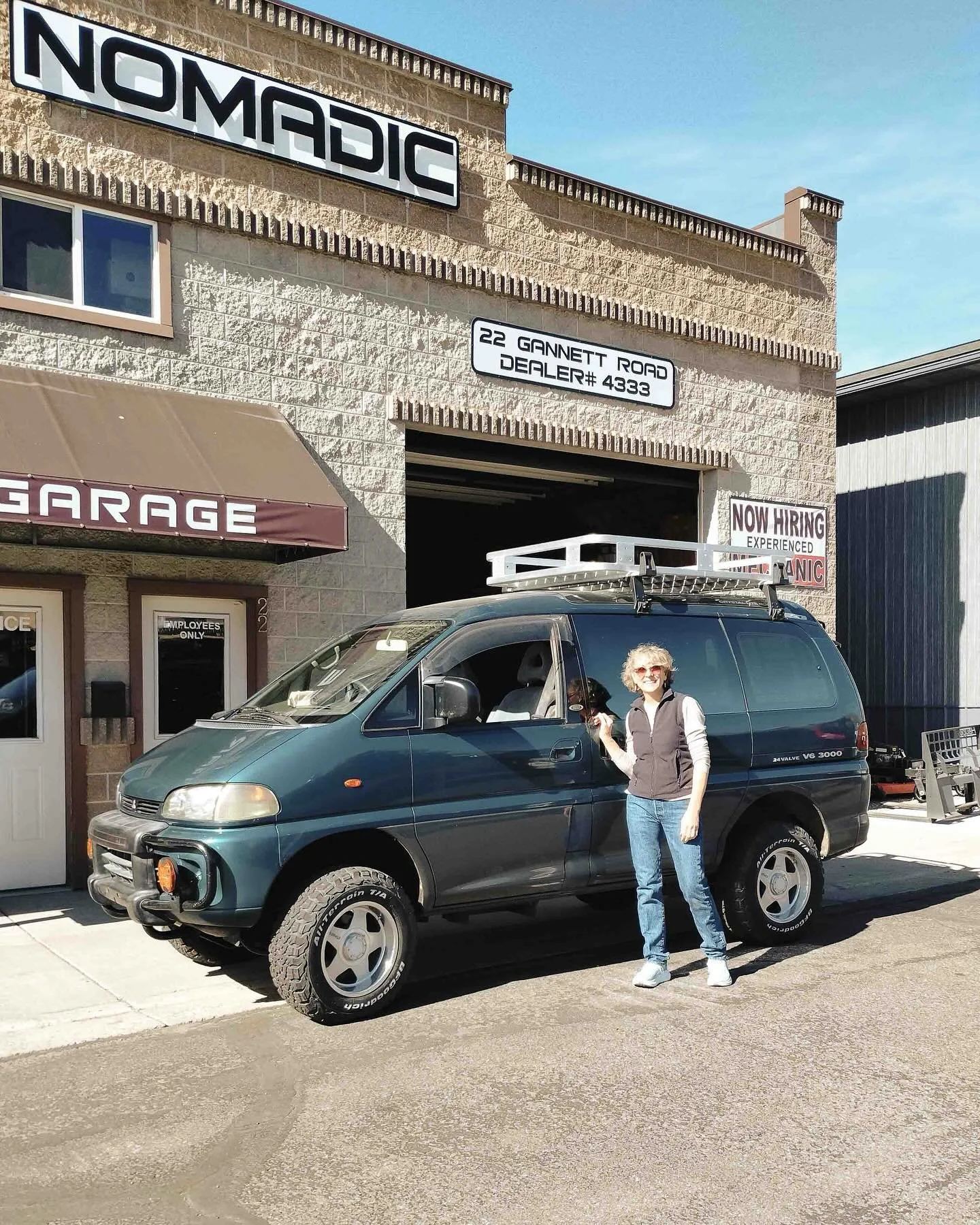 Kimono has rolled off the Nomadic lot! Tracy is taking Kimono back to Durango Colorado. Kimono had quite the package of mods, including:

Stage 1 tune
30 inch A/T tires
Skid plate
Rock lights

If you were interested in this van, don&rsquo;t worry, we
