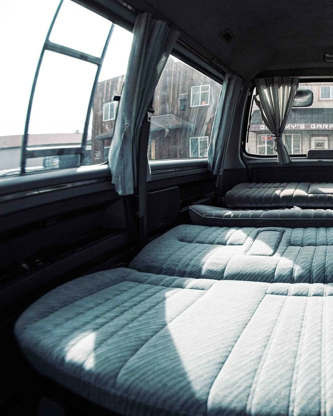 Which interior are you taking? L300 or L400 Delica?

The L400 offers a more modern interior with cushy seats and curvy edges. The L300&rsquo;s interior is retro and more square, which leads to it being a bit more wide. It&rsquo;s impressive how spaci