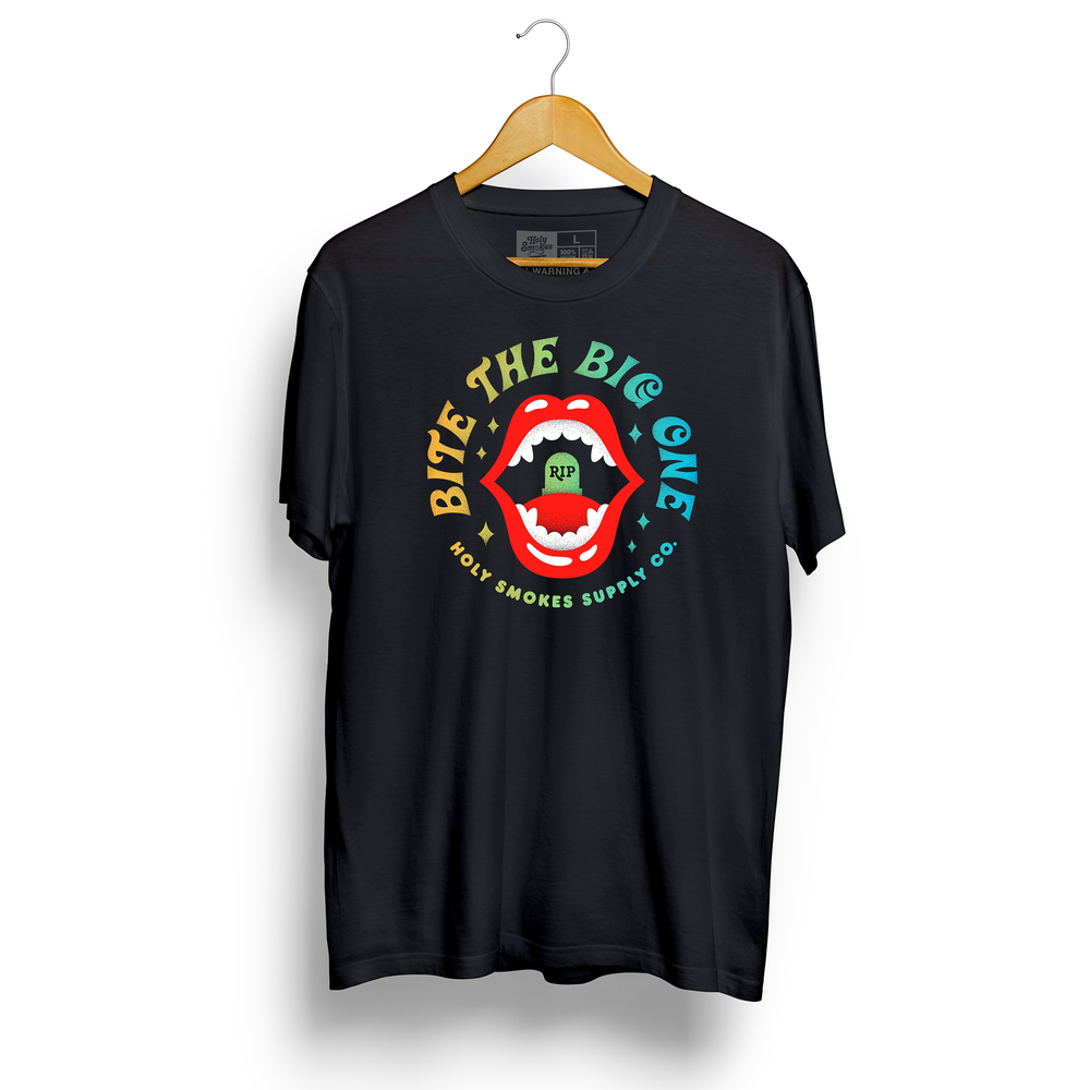 Bite The Big One Tee — Holy Smokes Supply Co.