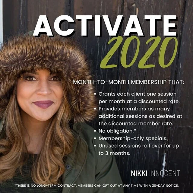 ACTIVATE2020Join us as we pilot our new coaching membership program, ACTIVATE 2020! Register by January 31st to become a member & receive discounted coaching sessions for all of 2020 at $99/sessionREGISTER NOW