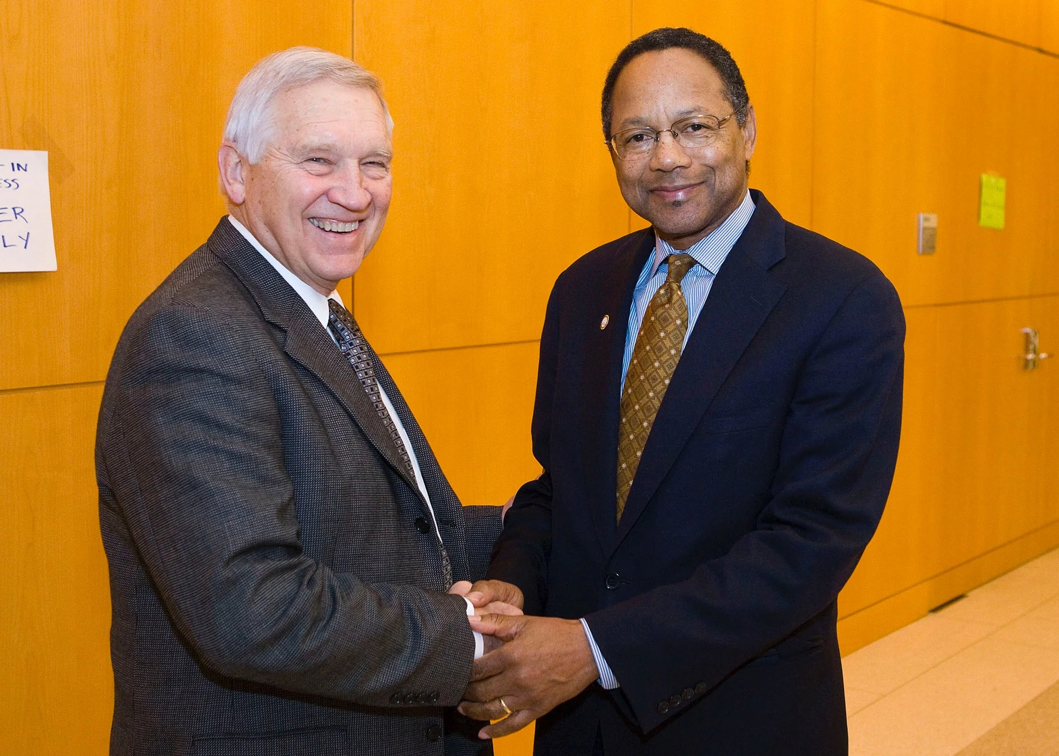The Deans of UC Davis School of Veterinary Medicine and UCLA School of Medicine meet at the first Zoobiquity Conference 2011