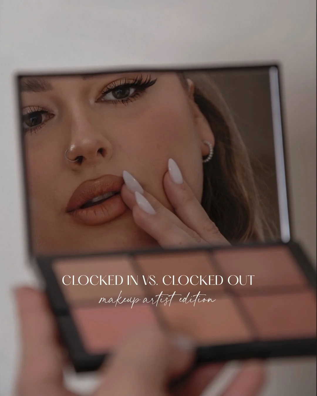 Clocked in:
focused, dialed, and fully in my element creating your best look yet ✨

Clocked out:
&hellip;still answering texts, still thinking about your glam, still obsessed with the details lol

But the moments that refill me 🤍
travel, hockey nigh