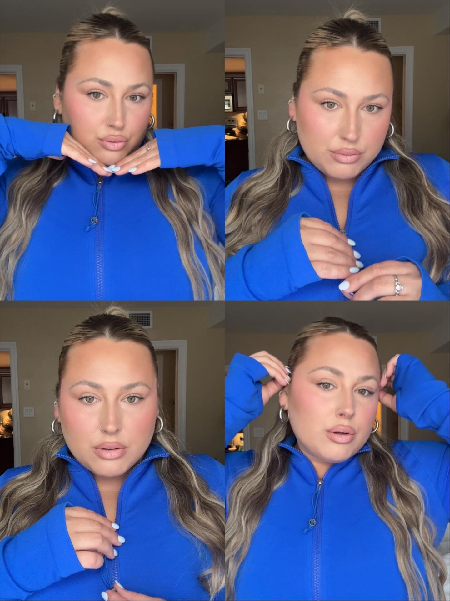 Put her in sport mode for DAY 2 @altitunes 
This one was all about the skin and a signature voluminous lippie ✨❄️💙🦋🌀